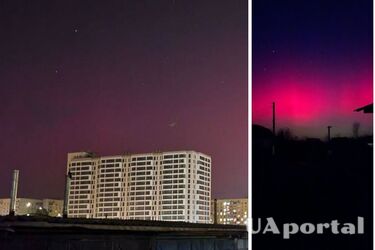 Українці спостерігають північне сяйво: дивовижне явище спричинили потужні магнітні бурі (фото)