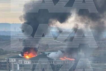 Дроны атаковали университет спецназа в Чечне: загорелась крыша поврежденного здания