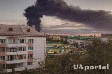 Дроны атаковали Феодосию во временно оккупированном Крыму: горит нефтебаза (видео)