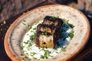 Баклажаны с мясом на огне: люля в баклажане