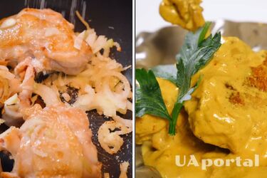Как приготовить голени Барфляй в сливочном соусе с куркумой