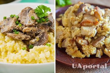 Ukrainian authentic dinner: recipe for Chumak millet porridge with porcini mushrooms