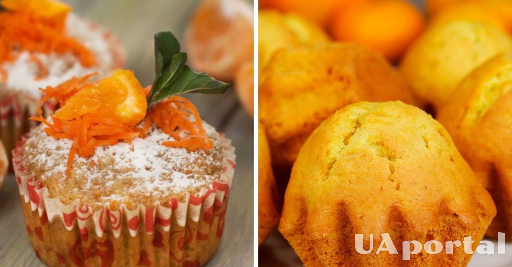 How to make tangerine muffins quickly and easily