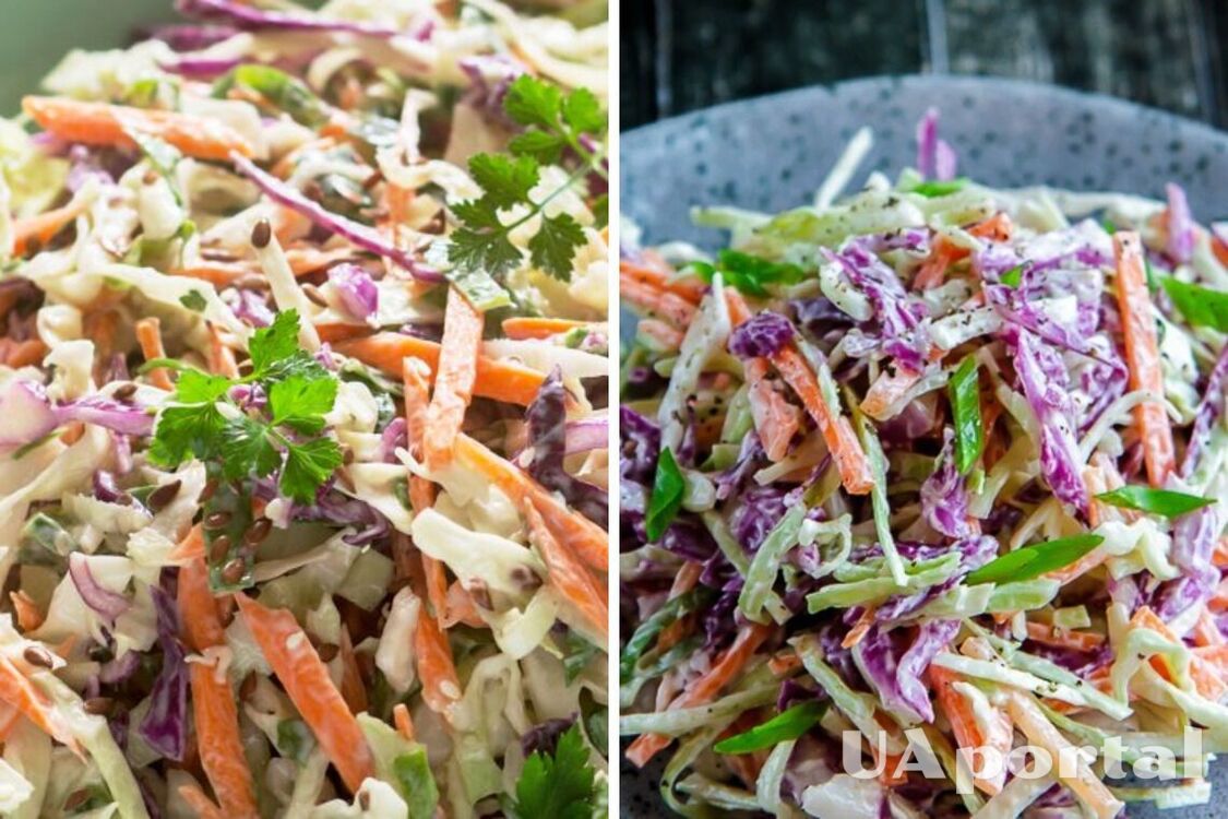 Болгарская 'Радуга': Как приготовить простой и вкусный салат с двумя видами капусты