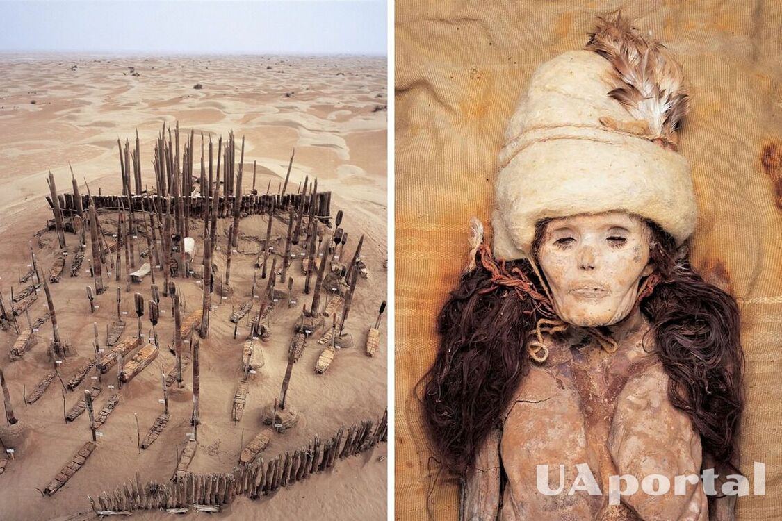 In the desert in China, hundreds of mysterious mummified bodies 4000 years old were found in boats (photo)