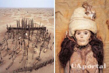 In the desert in China, hundreds of mysterious mummified bodies 4000 years old were found in boats (photo)