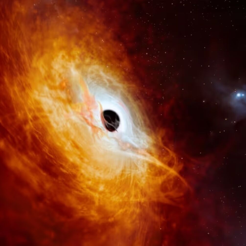 Чорна діра поглинає Сонце й росте з найбільшою швидкістю в історії