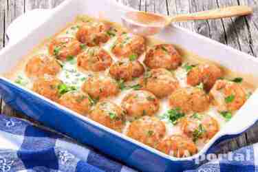 Як зробити тефтелі у вершковому соусі