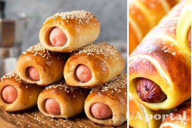 How to cook flavorful sausages in dough in 30 minutes: an easy recipe