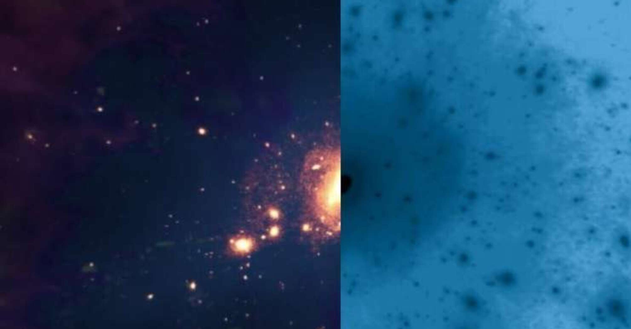 Вчені з'ясували, як темна матерія взаємодіє із галактиками
