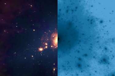 Scientists have found out how dark matter interacts with galaxies