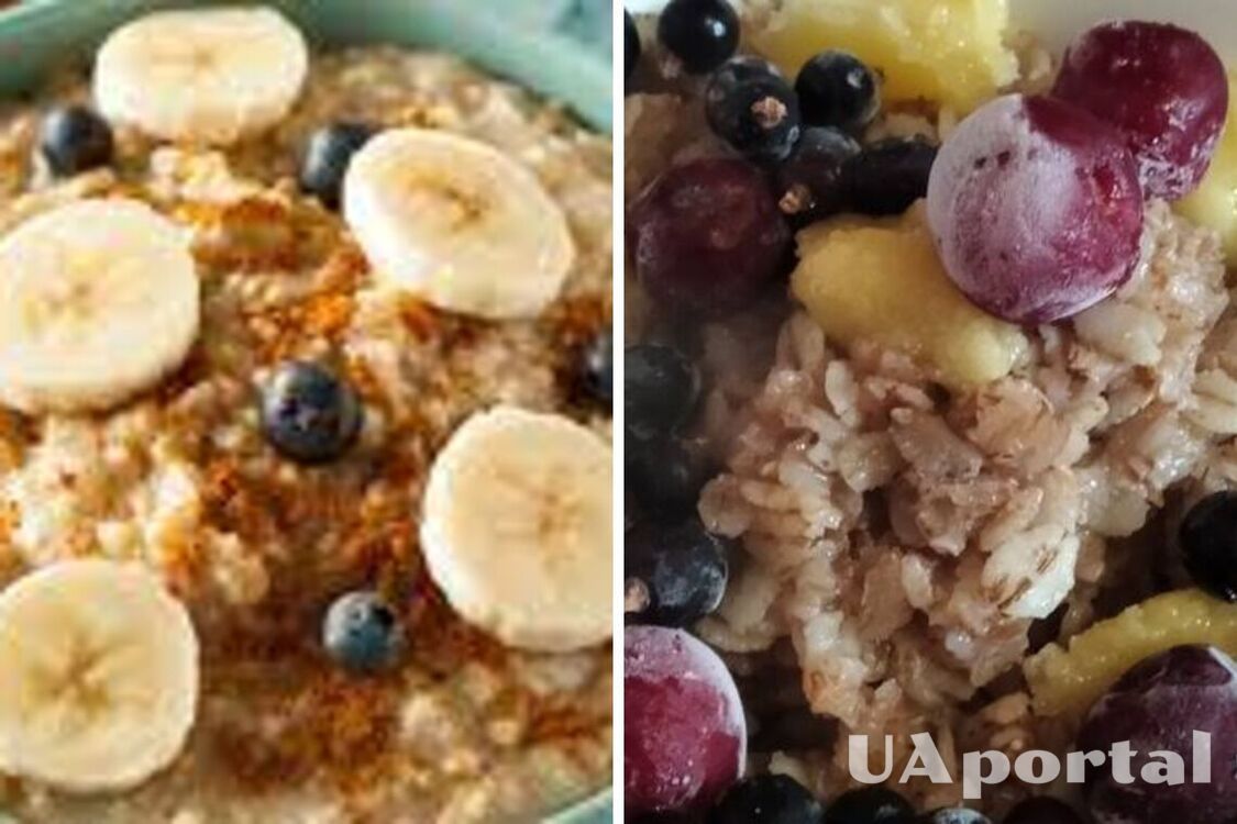 Breakfast of champions: a recipe for oatmeal with honey and berries