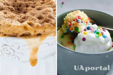 How to make a cinnamon cup cake in a cup