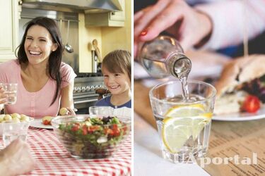 Is it true that drinking water with food is harmful?