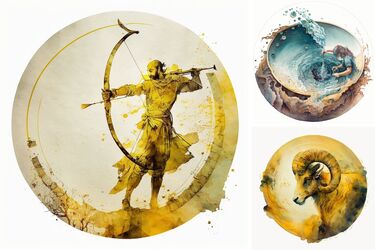 Стрілець, Водолій, Овен