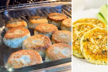 No need to fry: how to make salty cheesecakes with dill