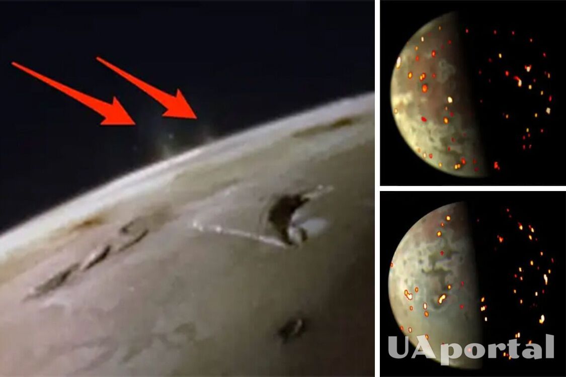 В NASA показали подробные изображения извержения вулкана на спутнике Юпитера Ио
