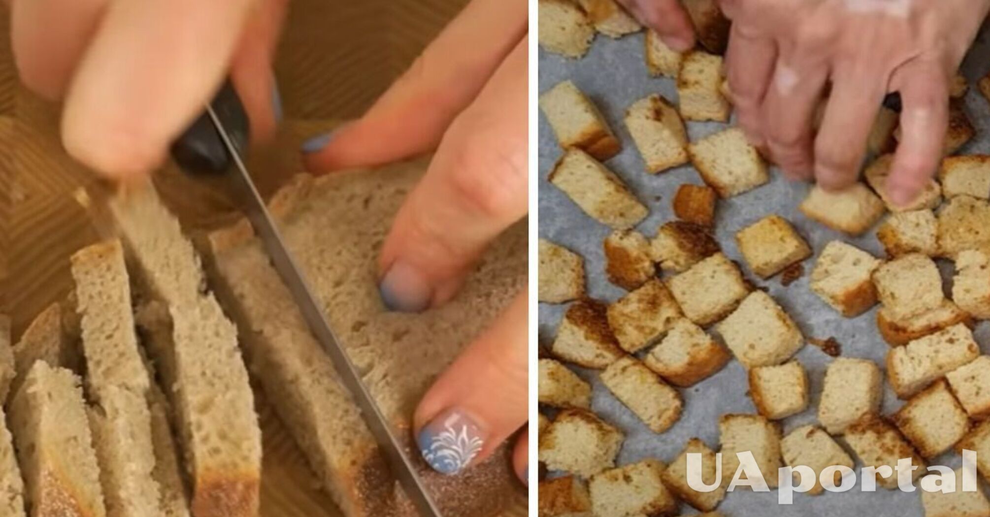 Никогда не выбрасывайте старый хлеб: как приготовить хрустящие домашние сухарики (видео)