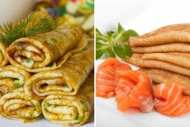 Полезные блины: перечень правильных ингредиентов для начинок