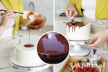 Ідеально дзеркальна шоколадна глазур на воді: хитрощі приготування