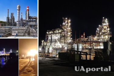 На росії стався вибух на нафтопереробному заводі у Калузькій області: момент ураження потрапив на відео