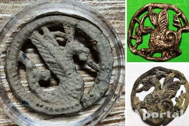 Winged basilisk found on medieval pilgrim's badge in Poland (photo)