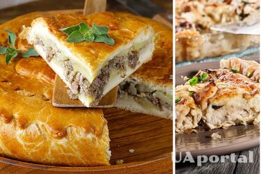 Как сделать французский мясной пирог с листовым тестом