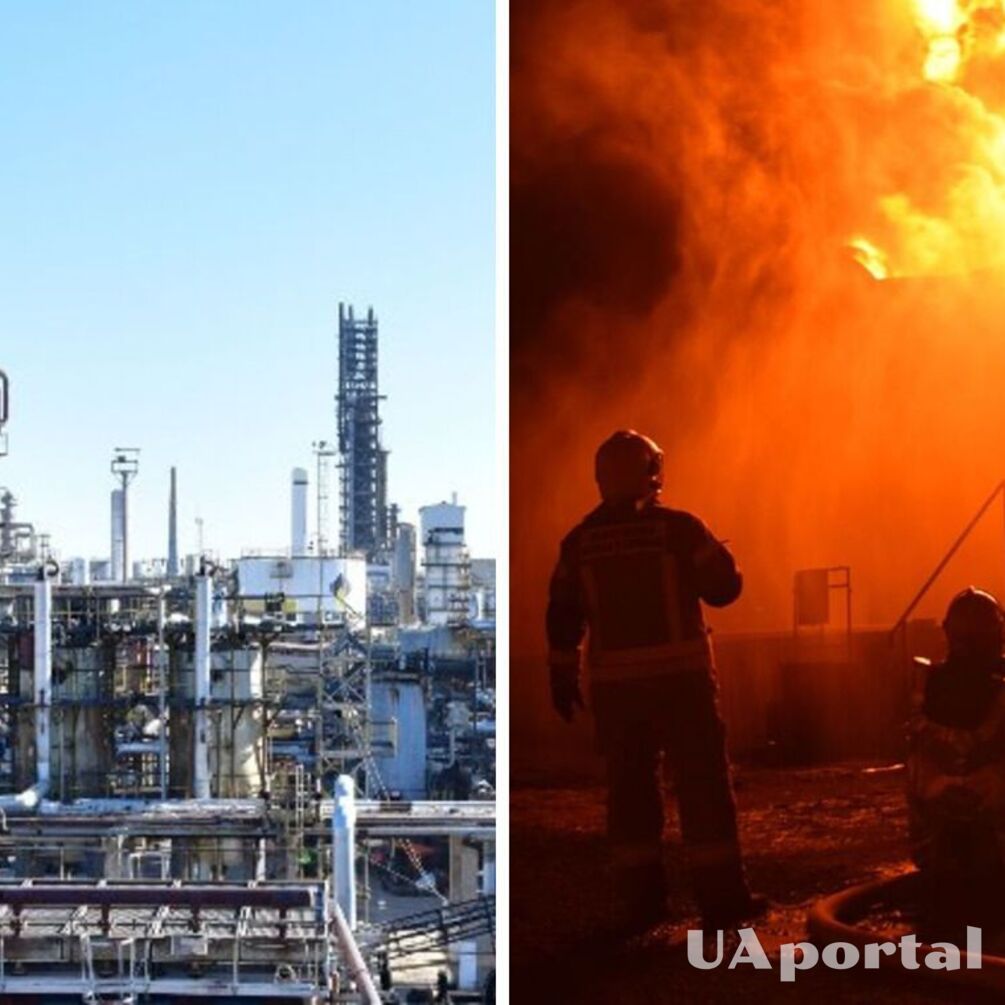 Дроны атаковали два российских нефтеперерабатывающих завода в Сызрани, произошел пожар (видео)