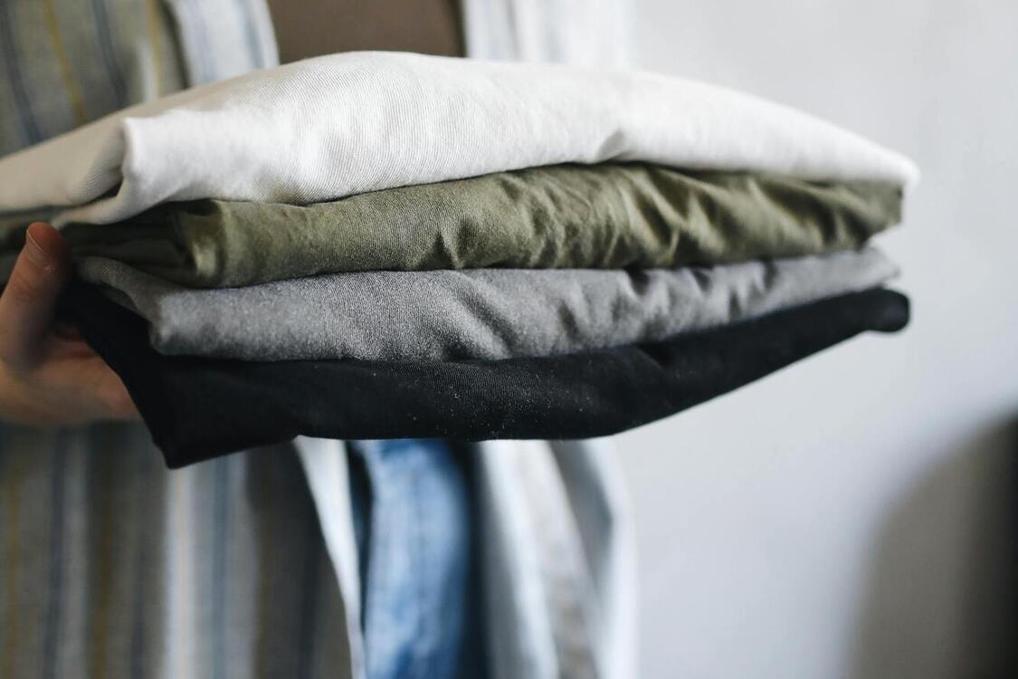 Neat as ever: basic methods of folding clothes in a wardrobe