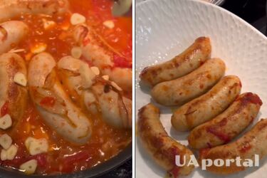 Ковбаски барбекю в томатному соусі