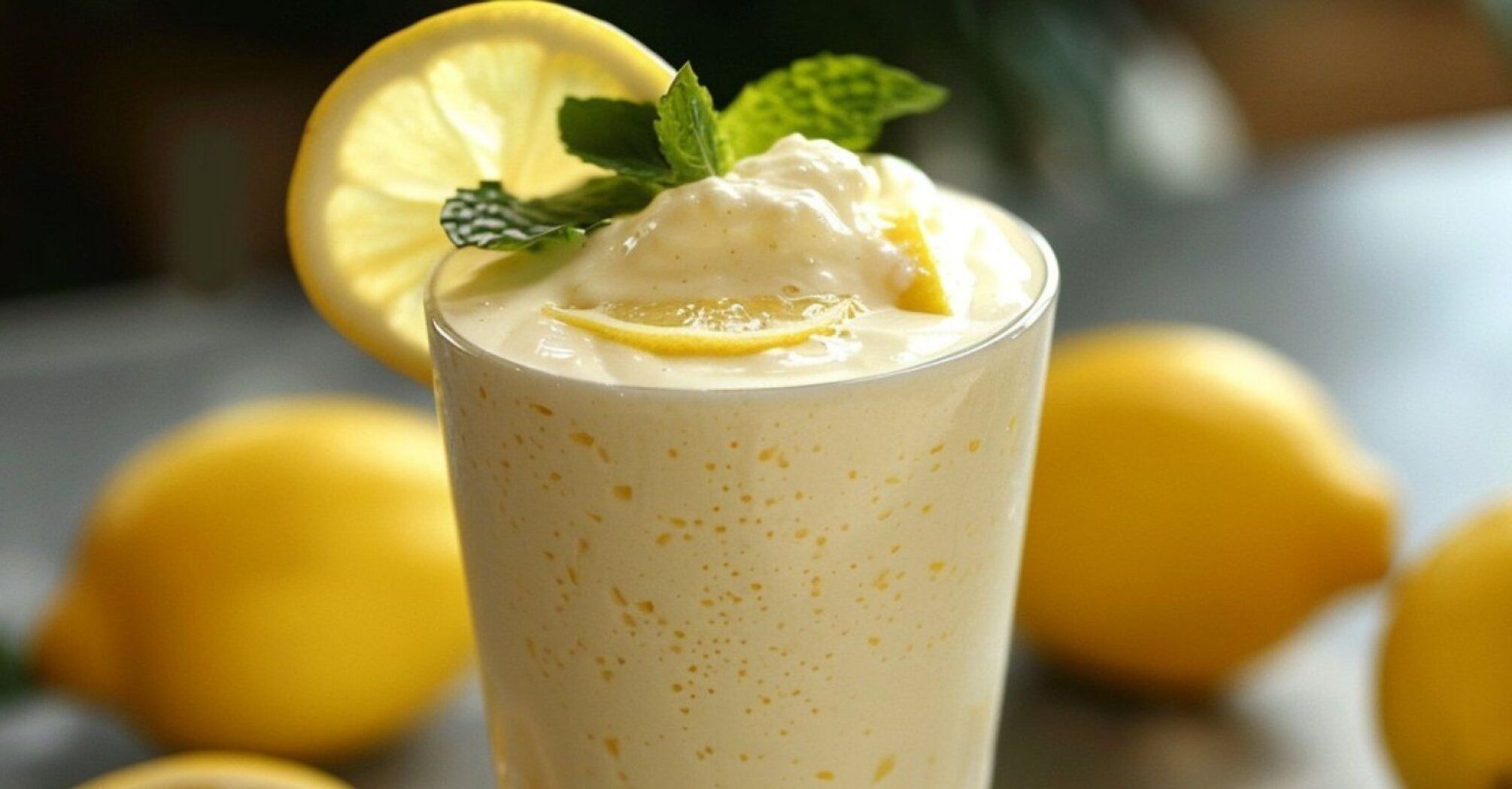 Дети будут в восторге: рецепт лимонного милкшейка за 2 минуты
