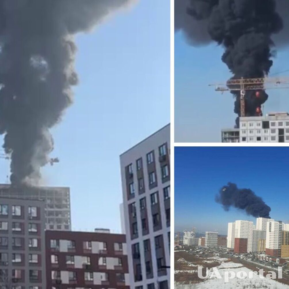 Видно из москвы: после взрывов в подмосковье поднялся в небо черный столб дыма (фото и видео)