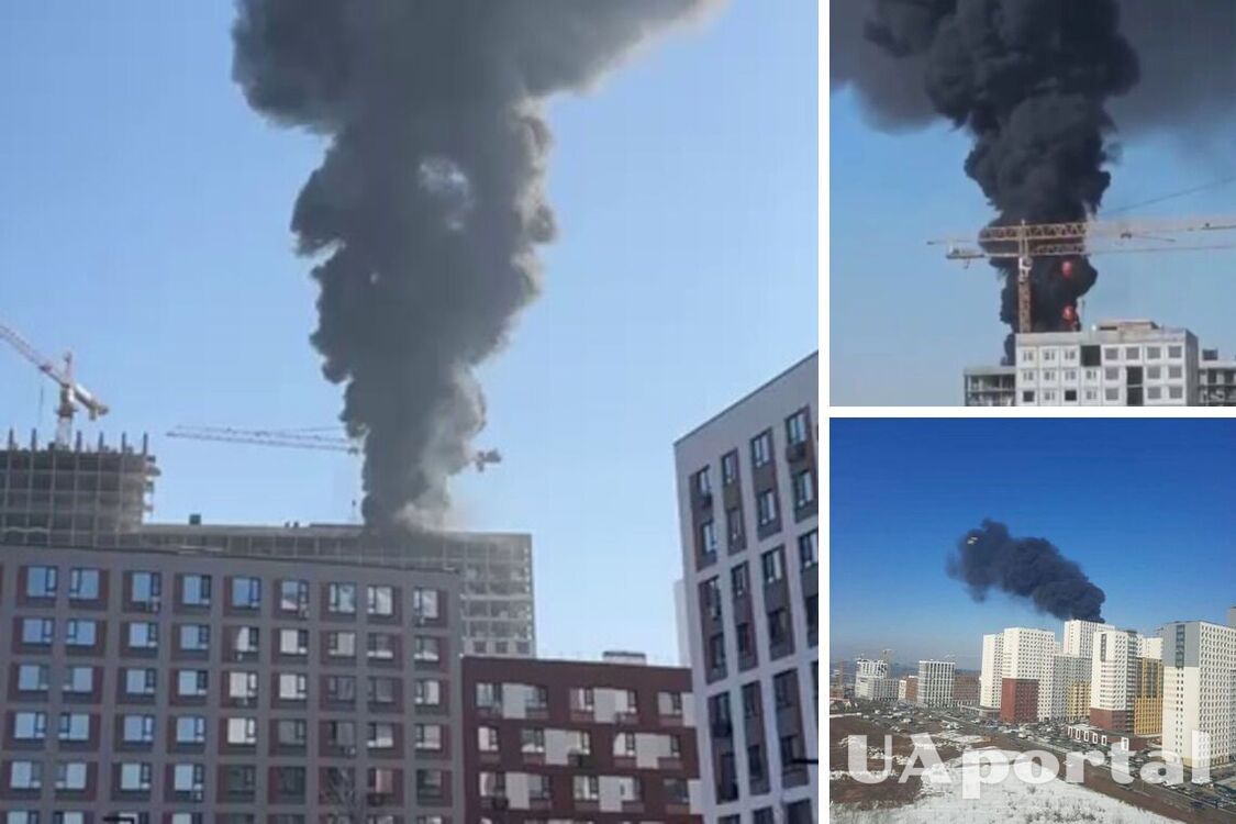 Видно из москвы: после взрывов в подмосковье поднялся в небо черный столб дыма (фото и видео)