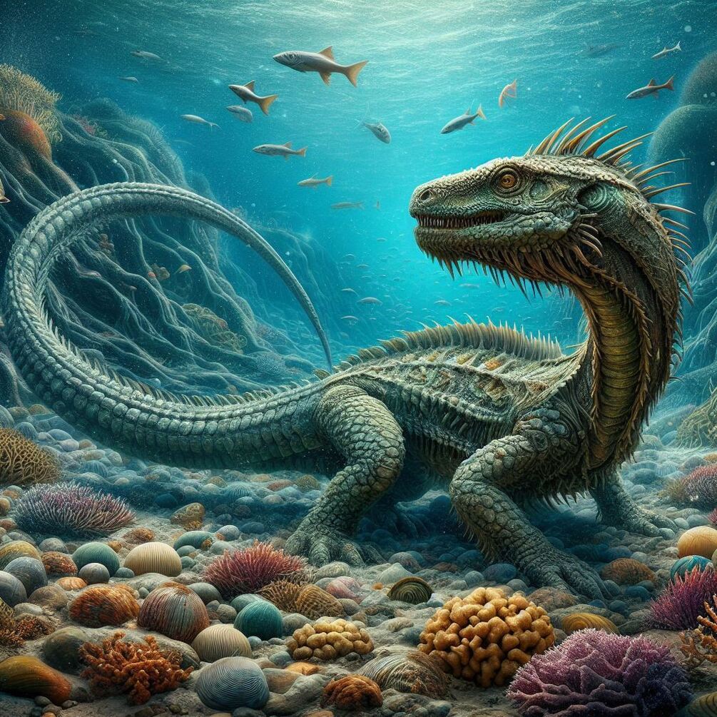 Долгое время была загадкой для ученых: найдена древнейшая морская длинношеяя рептилия, которой 247 млн лет