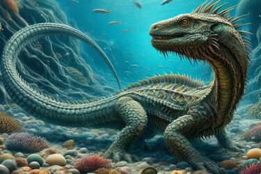 Тривалий час була загадкою для вчених: знайдено найдавнішу морську довгошию рептилію, якій 247 млн років