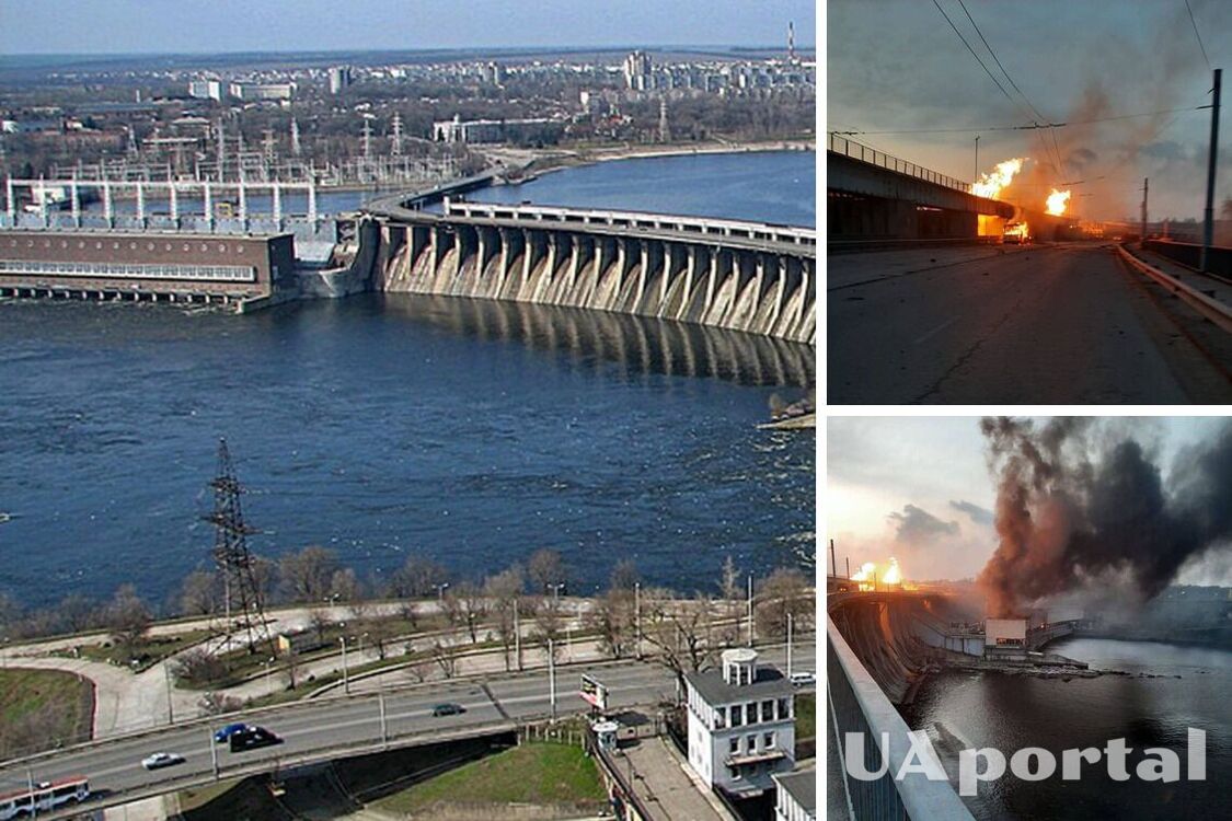 ДніпроГЕС після російської атаки у критичному стані, було два прямих влучання – Укргідроенерго