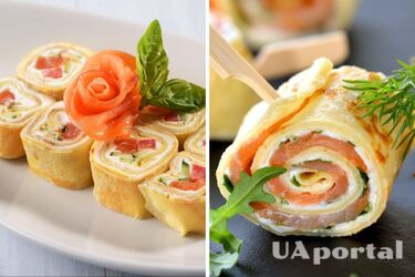 Как сделать блины с лососем