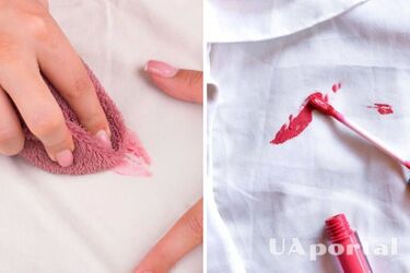 How to remove lipstick stains from clothes: an effective life hack