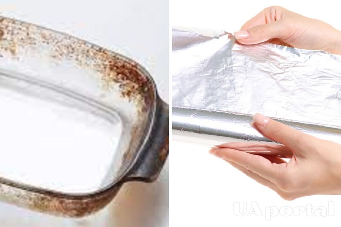 Как очистить стеклянные формы от нагара: лайфхак с фольгой