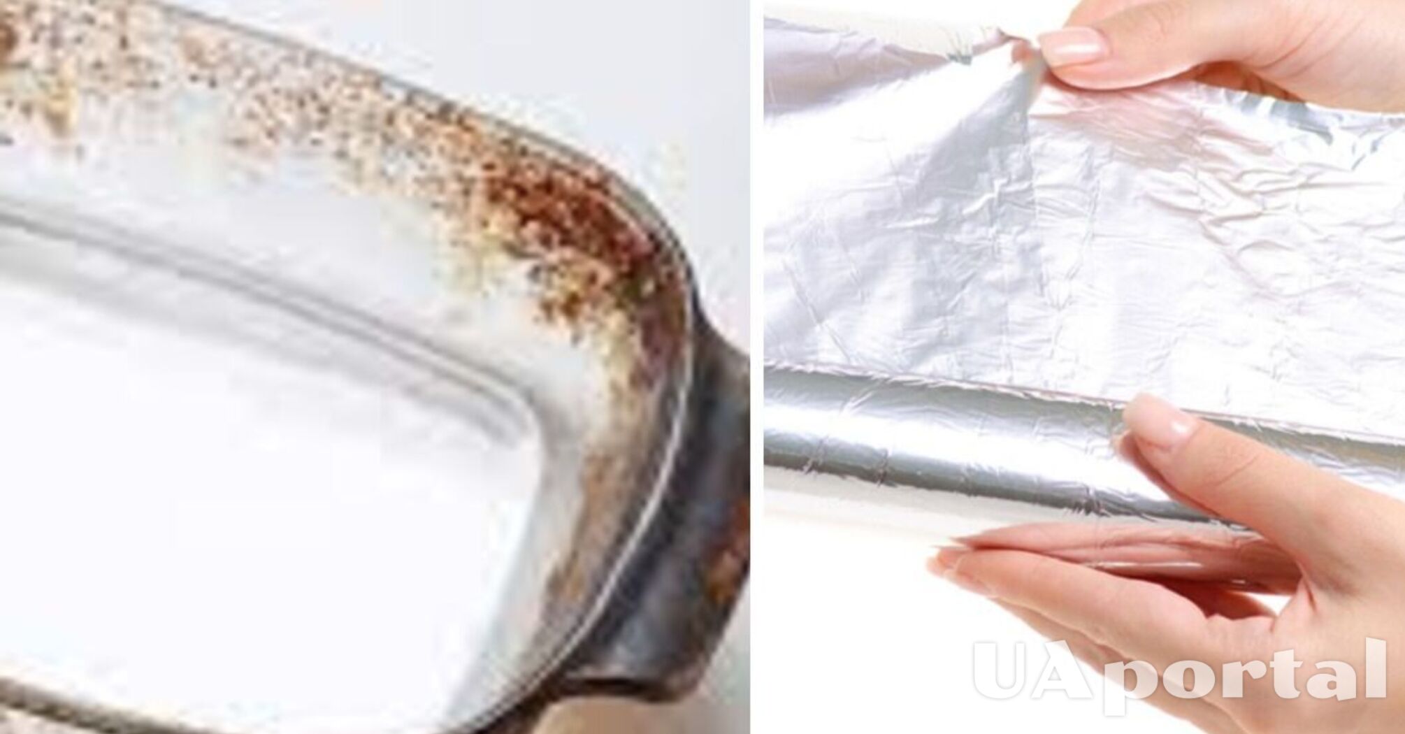 Як очистити скляні форми від нагару: лайфхак з фольгою 