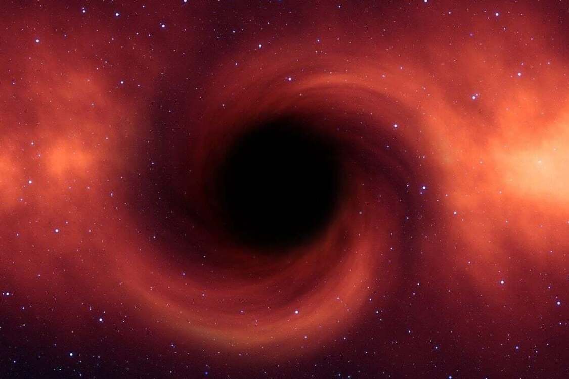 Астрономы обнаружили чрезвычайно редкую сверхмассивную красную черную дыру