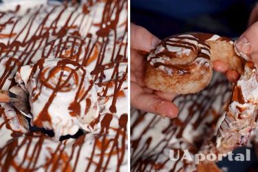 Cinnabons z wiśnią i czekoladą