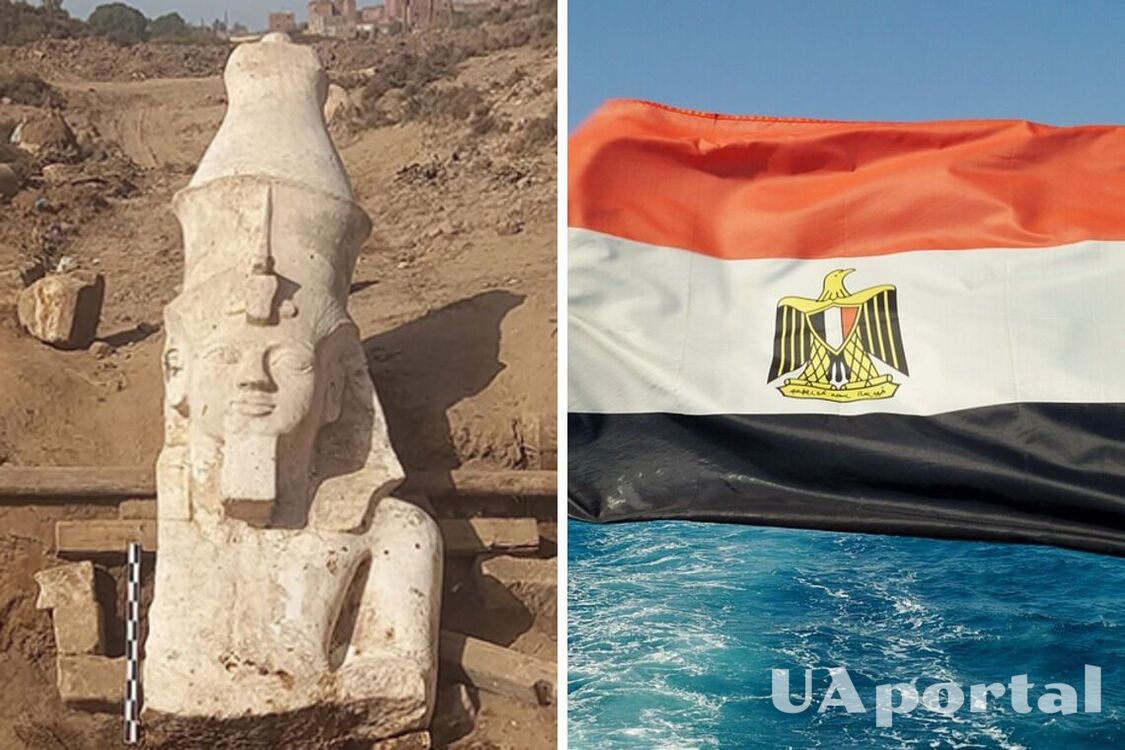 Gigantyczny posąg Ramzesa II odkryty w Egipcie (zdjęcie)