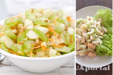 Як зробити весняний салат з селерою