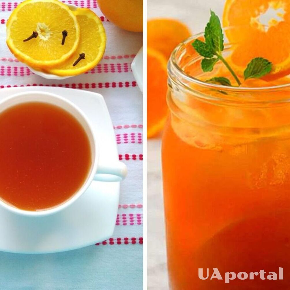 Guests will be delighted: a recipe for orange tea