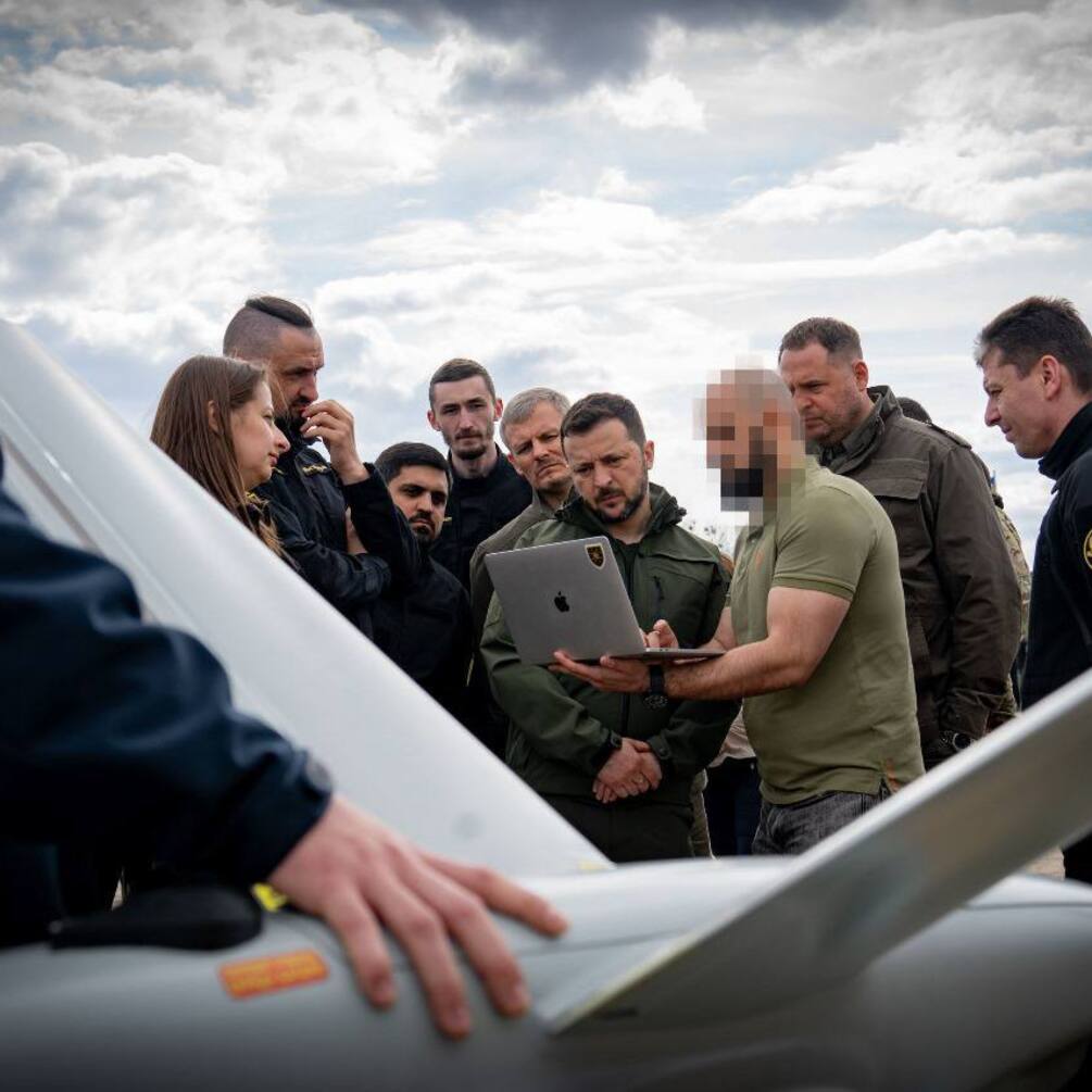 The Ukrainian analogue of the Lancet was shown to Zelensky: the unique characteristics of the UAV became known