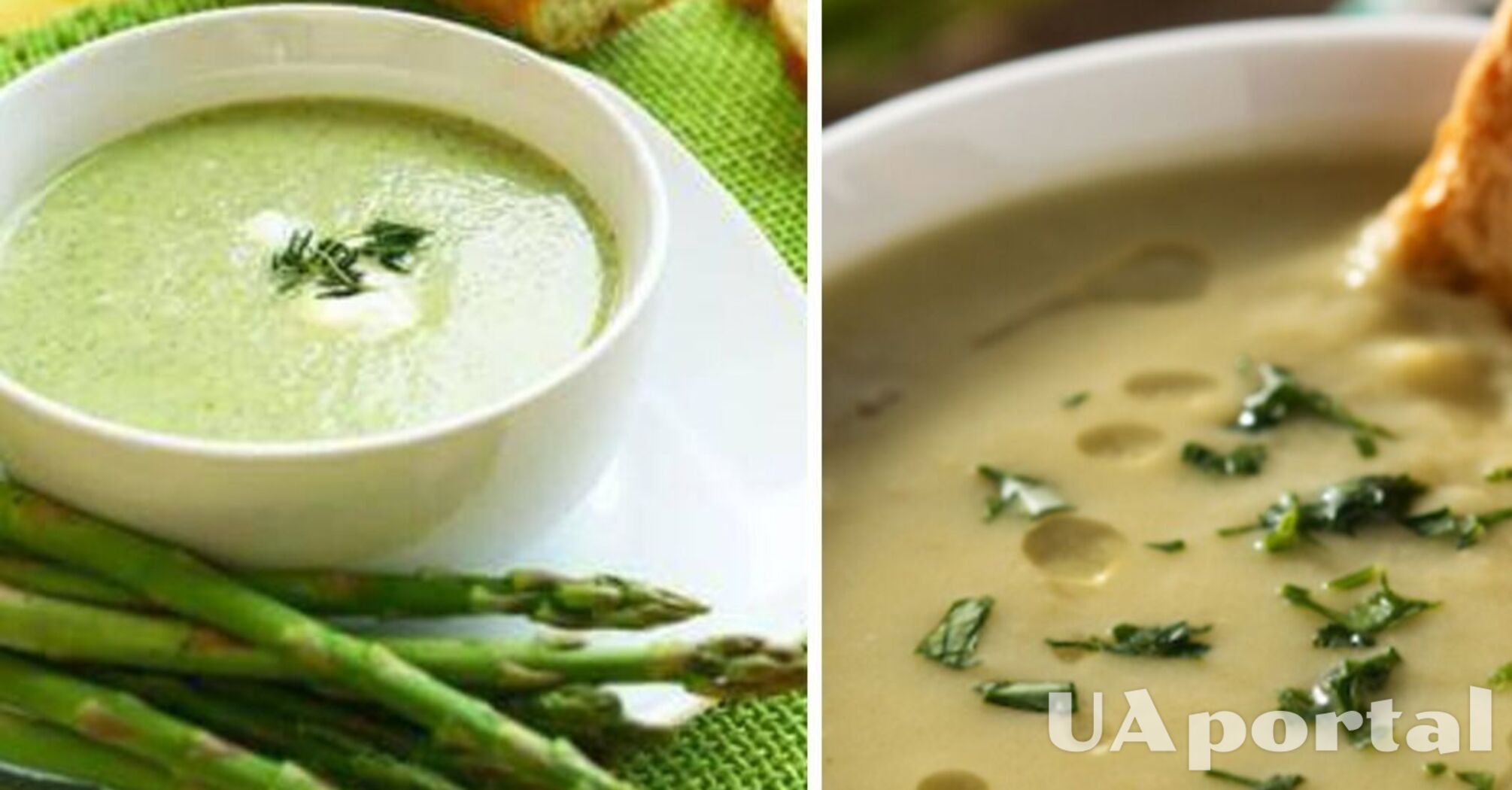 Смачний та легкий обід: рецепт вершкового супу зі спаржею 
