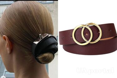 Виглядатимете сміливо та стильно: трендова зачіска для волосся з ременем