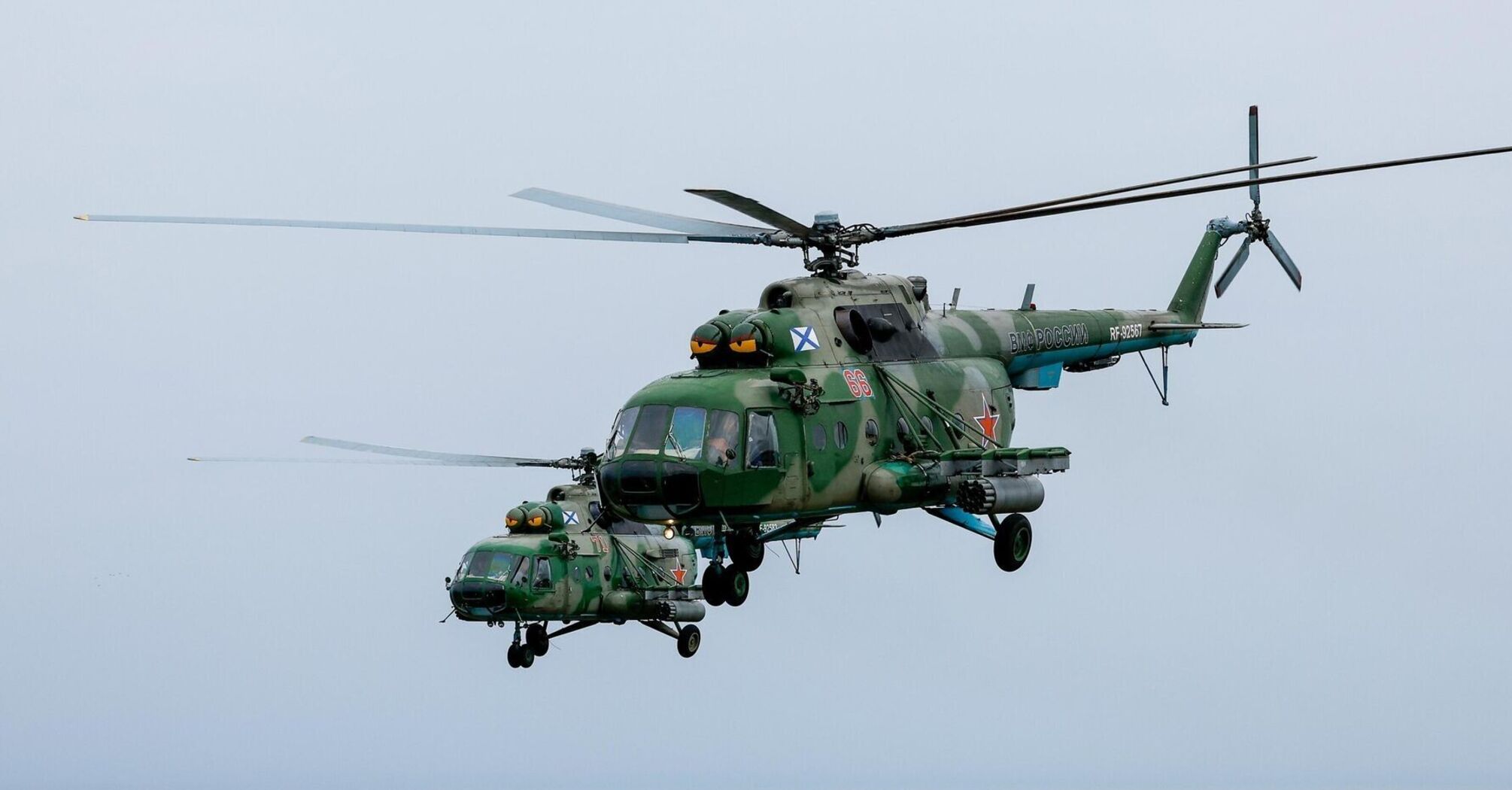 В российской Самаре неизвестные сожгли вертолет Ми-8 стоимостью до 15 миллионов долларов (видео)