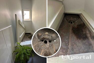 В Англии пара обнаружила в ванной комнате тайный люк, в котором лежало 'тело монстра' (фото)